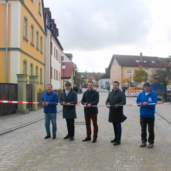 Die Sanierung der Würzburger Straße ist abgeschlossen