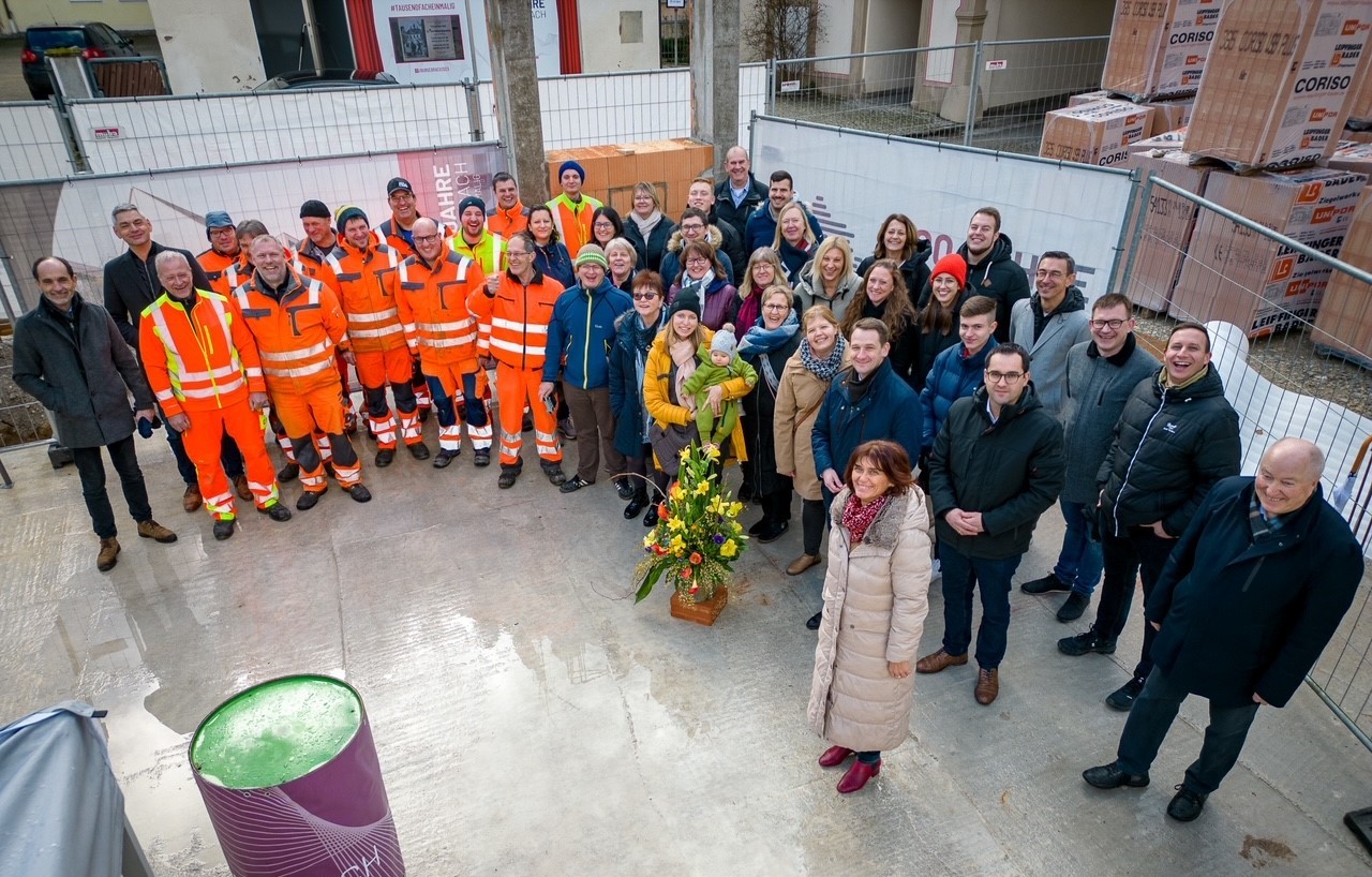 Große Vorfreude auf das neue Rathaus herrschte auch bei der Belegschaft